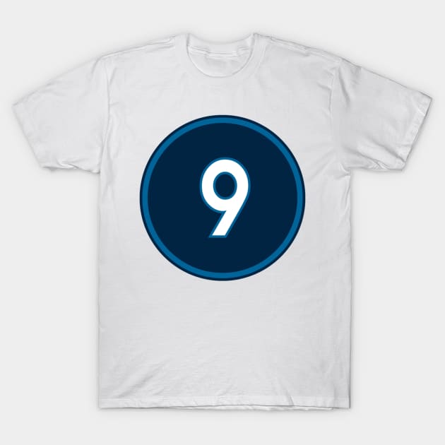 Ricky Rubio Number 9 Jersey Minnesota Timberwolves Inspired T-Shirt by Mortimermaritin